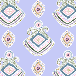 Boho Medallion in Spring Lilac