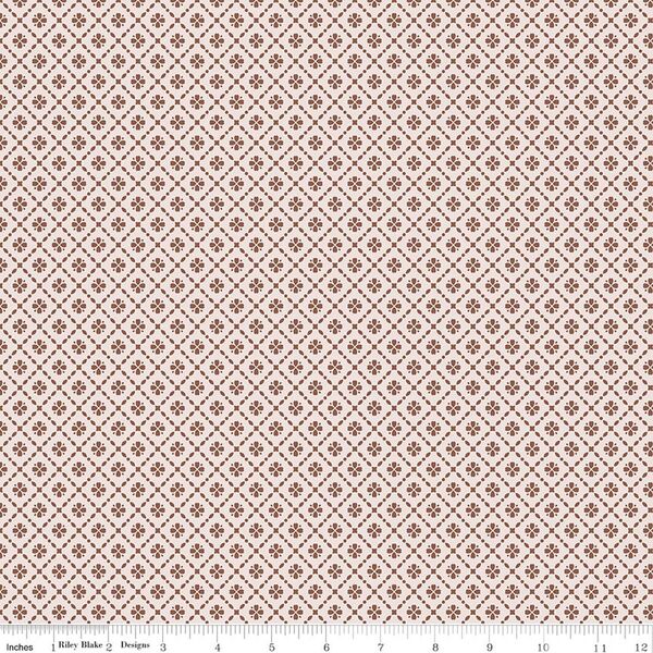 Floral in Geo Brown