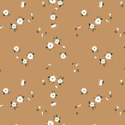 Scattered Floral in Tawny