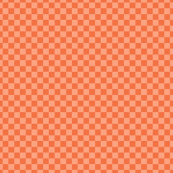 Pumpkin Checkerboard in Orange Glow