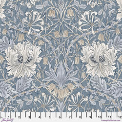 Small Honeysuckle & Tulip in Indigo