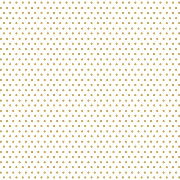 Polka Dots in Honeycomb on White