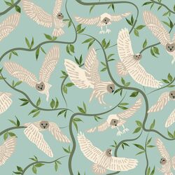 Woodland Owls in Stream