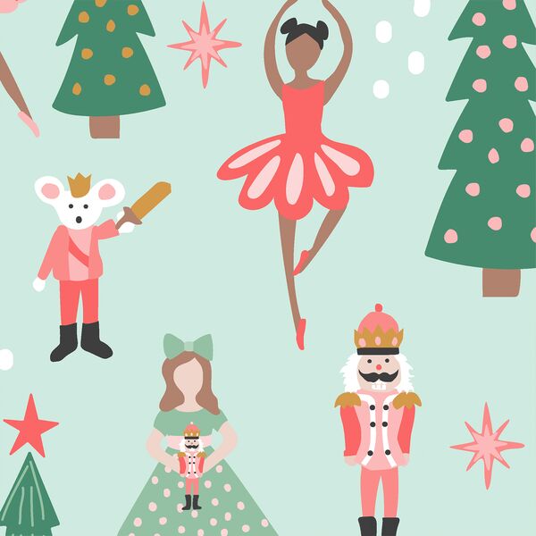 Large Nutcracker in Iced Mint