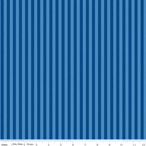 Stripes in Blue