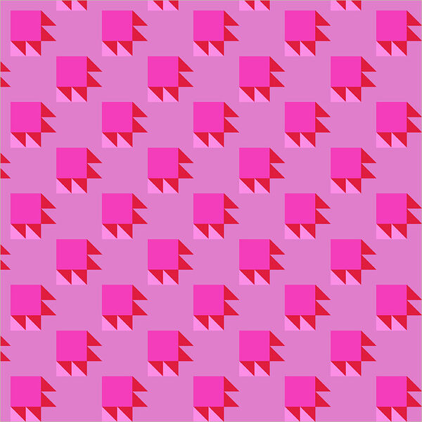 Bear Paw in Cool Pink