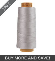Ash Mist (9140-0331) - Silk Finish Cotton 40wt - 1600 Yards (3 Pack)