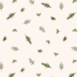 Winter Foliage in Ivory