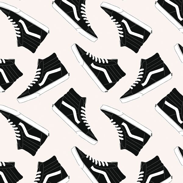 High Top Sneakers in Ebony