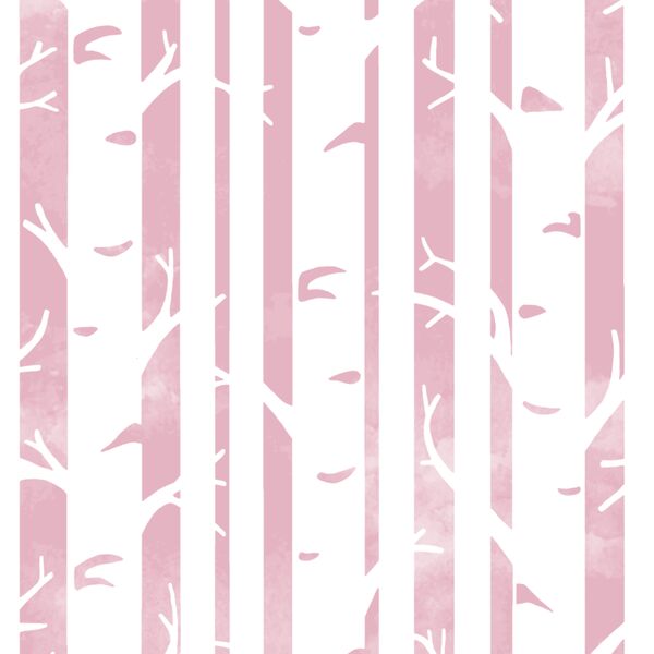 Big Birches in Carnation