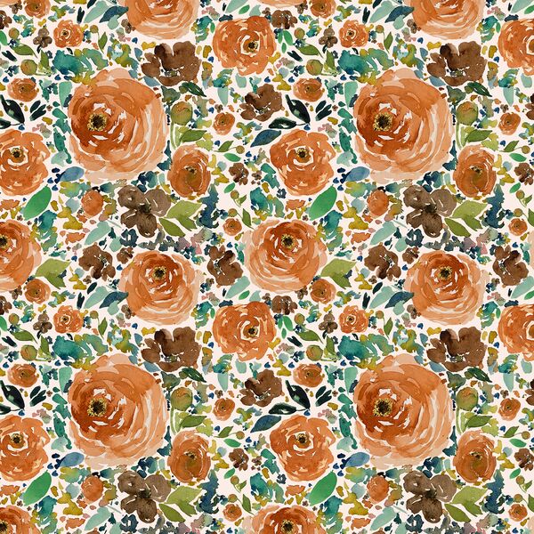 Small Copper Roses in Soft Pink