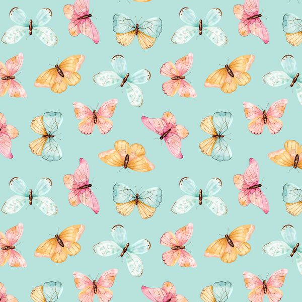 Flight in Aquamarine