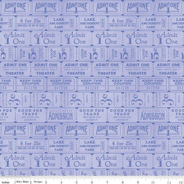 Ticket Row in Periwinkle