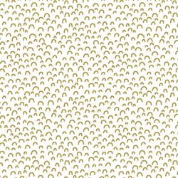Doodle in Gold on White