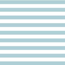 Horizontal Candy Stripe in Powder Blue