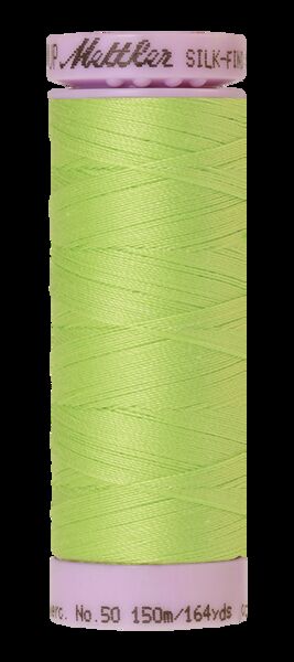 Bright Lime Green (9105-1528) - Silk Finish Cotton 50wt - 164 Yards