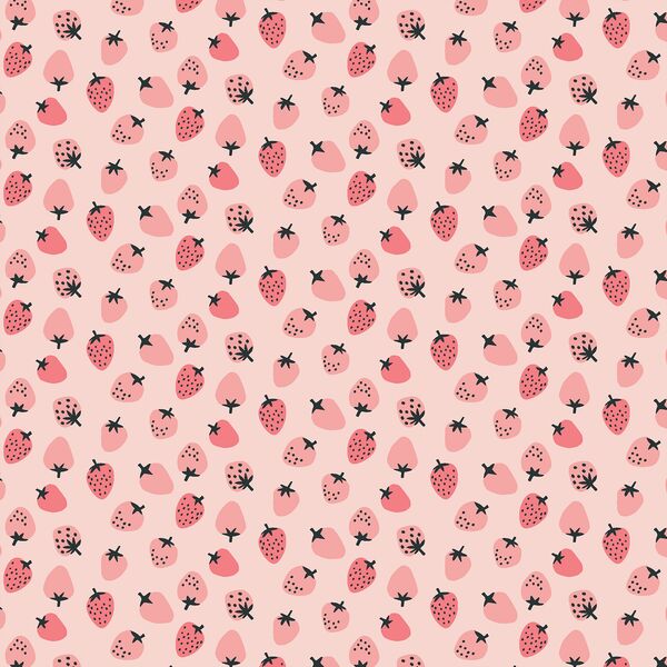 Little Strawberries in Pink Sugar