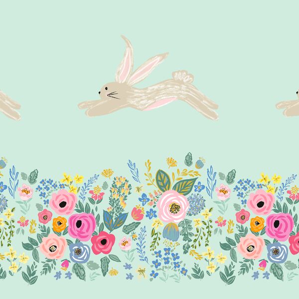 Frolic Double Border in Light Mint