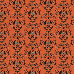Damask in Orange