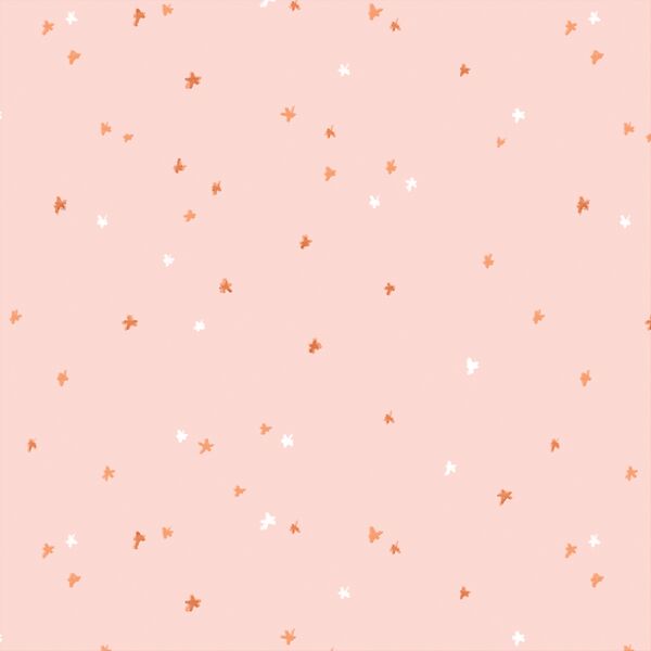 Gold Stars in Pink