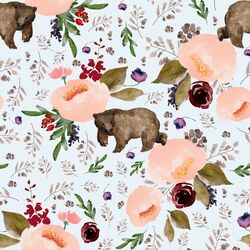 Floral Bear in Ice