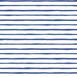 Artisan Stripe in Blue Jay on White