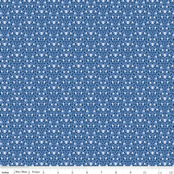 Damask in Periwinkle