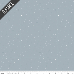 Dapple Dot Flannel in Silver