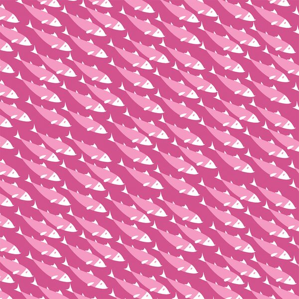 Swim School in Dark Hibiscus