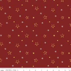 Stars in Barn Red