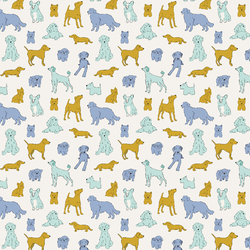 Little Dog Sketches in Sky