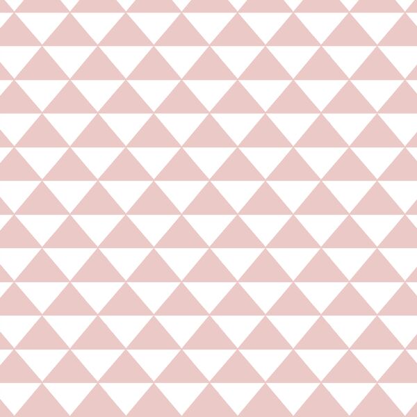 Triangle Mosaic in Blush