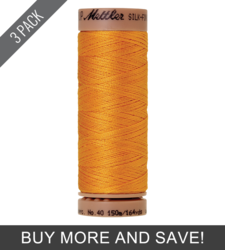Marigold (9136-0161) - Silk Finish Cotton 40wt - 164 Yards (3 Pack)