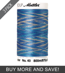 Faded Denim (4880-9605) - Poly Sheen Multi - 875 Yards (3 Pack)