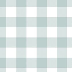 Winter Gingham in Ice Blue
