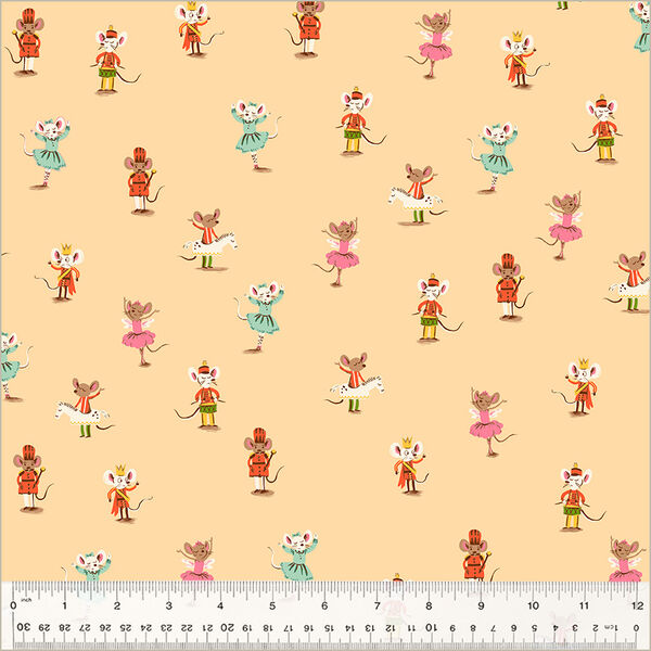Nutcracker Mice in Peach