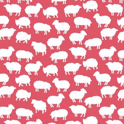 Sheep Silhouette in Passion