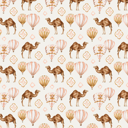 Little Wild Camels in Cloud