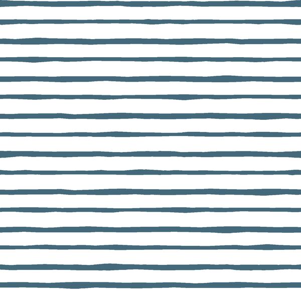 Artisan Stripe in Lake on White
