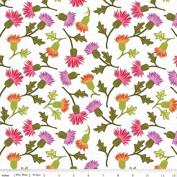 Thistles in White