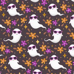 Booojee Ghost Floral in Spooky