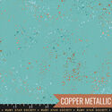 Speckled in Metallic Turquoise