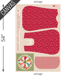 Home Decor Canvas Apron Panel in 1