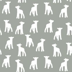 Lamb Silhouette in Sage
