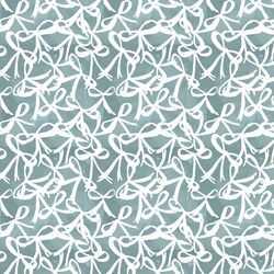 Ribbon Bows in White on Frost