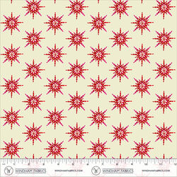 Starburst in Cream Red
