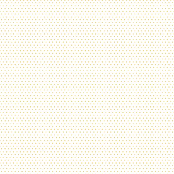 Small Winter Dot in Sunny Yellow on White