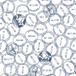Stamps in Midnight