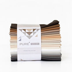 Pure Solids Fat Quarter Bundle in Hibernating