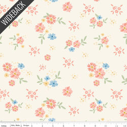Floral Wideback in Cream